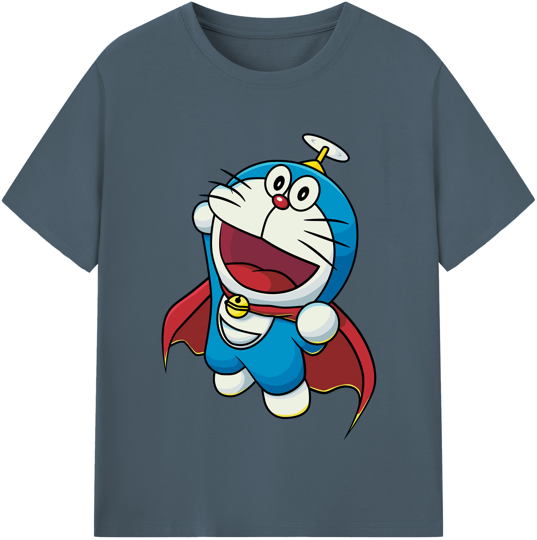 （画像用） ドラえもん Doraemon 綿100％半袖Tシャツ（フロントプリント）